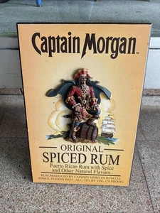 Captain Morgan Rum Schild 13x19 Tafel 3-dimensional Captain Ready To Hang - Bild 1 von 8