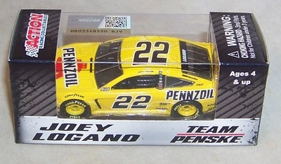 1:64 Acción 2019 #22 Pennzoil Penske Ford Mustang Joey Logano Nuevo en caja Foto 1 de 3