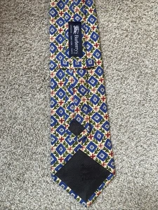 BURBERRYS of London 100% Seide Herren Krawatte Geometrisch Blumenmuster - Bild 1 von 4