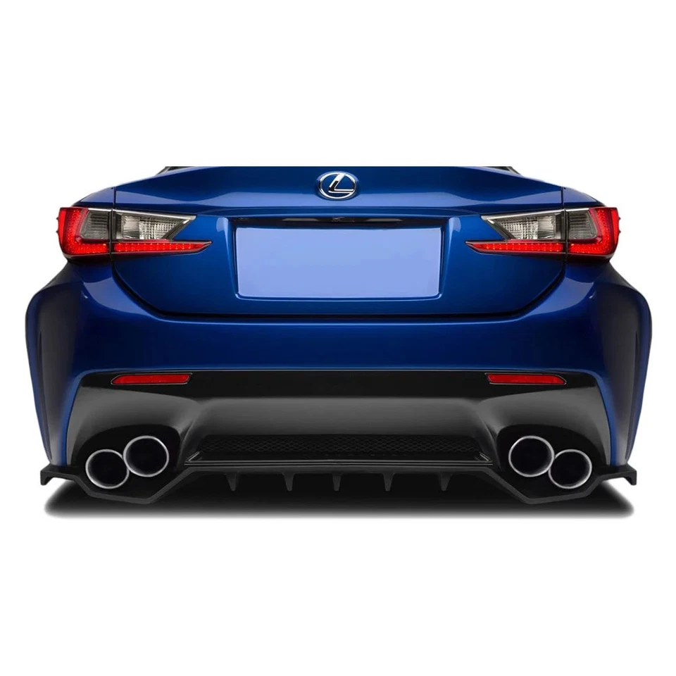 For Lexus RC F 2015-2024 Duraflex Nexos Style Fiberglass Rear Diffuser Unpainted Foto 1 de 4