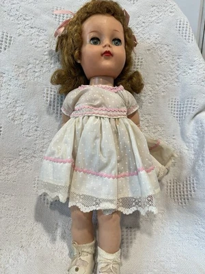 Ideal Toni 17” Squeaker Doll-works Very Cute Vintage Doll - Image 1 of 4