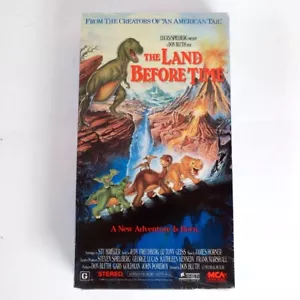 The Land Before Time VHS 1989 RED MCA Watermarks Rare Brand New Sealed - Picture 1 of 5