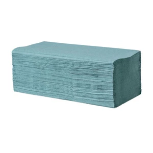 Papierhandtücher, Z-Falz, grün, 1-lagig, Recycling, 25x23cm, 5000 Stück - Bild 1 von 4