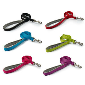 Ancol Nylon Dog Lead With Padded Handle - Choose From Range of Colours & Sizes