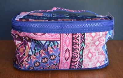 Allegro Make-up Bag Case A009753HA Southwestern LONDON SOHO NEW YORK - Image 1 of 4