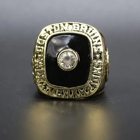 1970 Boston Bruins Bobby Orr Ring Stanley Cup Silver Plated Rings Champions Cover