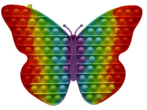 Giocattolo Jumbo Grande Pop Its Bubble Fidget Push Bubble Sollievo Stress Bambini Autismo Bfly - Foto 1 di 1