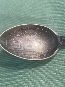 Olympic Range Seattle Antique Mayer Bros 1 Sided Sterling Spoon   (S202) - Picture 1 of 14