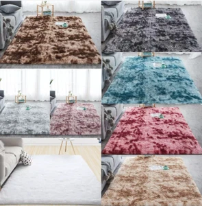 Alfombra mullida antideslizante grande peluda alfombra súper suave alfombra sala dormitorio - Imagen 1 de 10
