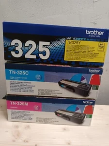 Lot 3 cartouches de toner Brother tn 325 originales neuves. - Photo 1/1