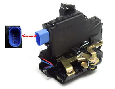 pour VW POLO IV 9N 2001-2009 MOTEUR CENTRALISATION SERRURE DE PORTE AVANT GAUCHE - Photo 1/4