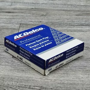 FOR CADILLAC CHEVROLET SPARK PLUGS ACDelco 41-990 Spark Plugs Platinum Set of 4 - Picture 1 of 2