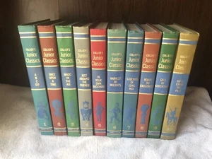 Collier's Junior Classics 1962 Series Complete Lot 1-10 Hardcover. 13th printing - Picture 1 of 6