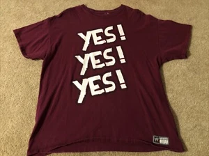 Daniel Bryan Yes Yes Yes Mens Red T-Shirt XL - Picture 1 of 5