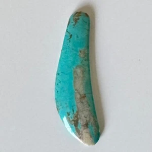 TYRONE TURQUOISE CABOCHON VINTAGE - Picture 1 of 2