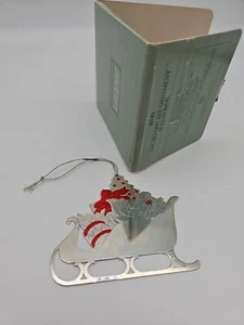 Avon Christmas Ornament - 1991 - Silver Plate Ornament - Holiday Collectible - Bild 1 von 1