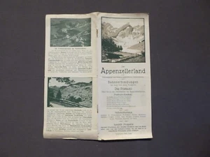 Reise - Faltprospekt, Das Appenzellerland, Schweiz, um 1927, Heiden - Picture 1 of 2