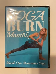 Yoga Burn Monthly - Month One: Restorative Yoga (4-DVD Set) New - Picture 1 of 2