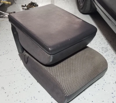 1998-2001 OEM Dodge RAM 1500 2500 3500 Center Front Jump Seat Console |W175 Foto 1 de 4