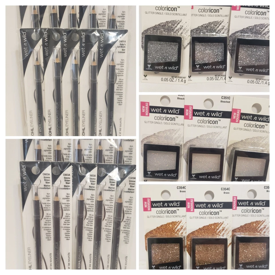 Wet N Wild Coloricon Kohl Eyeliner Pencil Black /Brown Now OR Eyeshadow - image 1 of 1