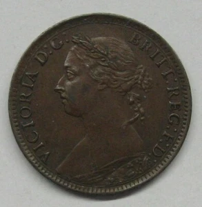 1890 Great Britain / British Farthing Take a Look - Picture 1 of 2