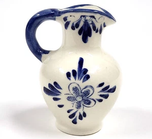 Vintage Delft Blue Holland Handpainted Windmill Creamer AY155 - Picture 1 of 4