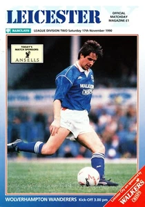 Leicester City v Wolves 17/11/1990 Division Two Programme 1990-1991 - Picture 1 of 1