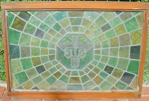 altes bleiverglastes Fenster, ca. 70 Jahre alt - Bild 1 von 6