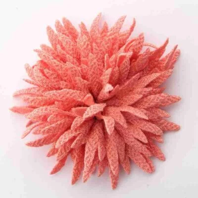 Fabric Bark Flowers Hairpins - Satin Chiffon Decorative Headband Accessory10PCS - Image 1 of 4