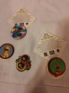 5 Pog, 2 Lord Zedd, Yellow Ranger, Power Disc - Bild 1 von 2