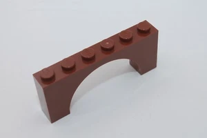 Lego 4x Bogenstein 1x6x2 arch 15254 braun reddish brown - Picture 1 of 1