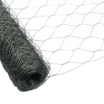 Sechseckgeflecht Hasendraht Kaninchendraht 50cm 25m 1mm Dick Maschendraht Zaun