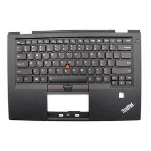 Lenovo ThinkPad X1 Carbon 4th Gen US Backlight Keyboard Palmrest Cover 01AV154 - Picture 1 of 2