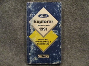 Ford Explorer 1991 manual del propietario guía del usuario libro de referencia 9128B - Imagen 1 de 3