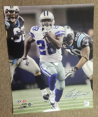 Foto 16x20 autografiada auténtica firmada por Felix Jones de los Dallas Cowboys Arkansas BAS Foto 1 de 3