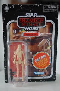 NEW STAR WARS The Phantom Menace BATTLE DROID Retro Kenner Collection - Picture 1 of 8