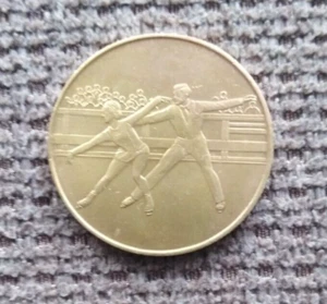 Medaille XII. Olympische Winterspiele 1980 - Bild 1 von 2