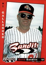 1997 Bend Bandits Grandstand #5 Al Gallagher Fresno California CA Baseball Card