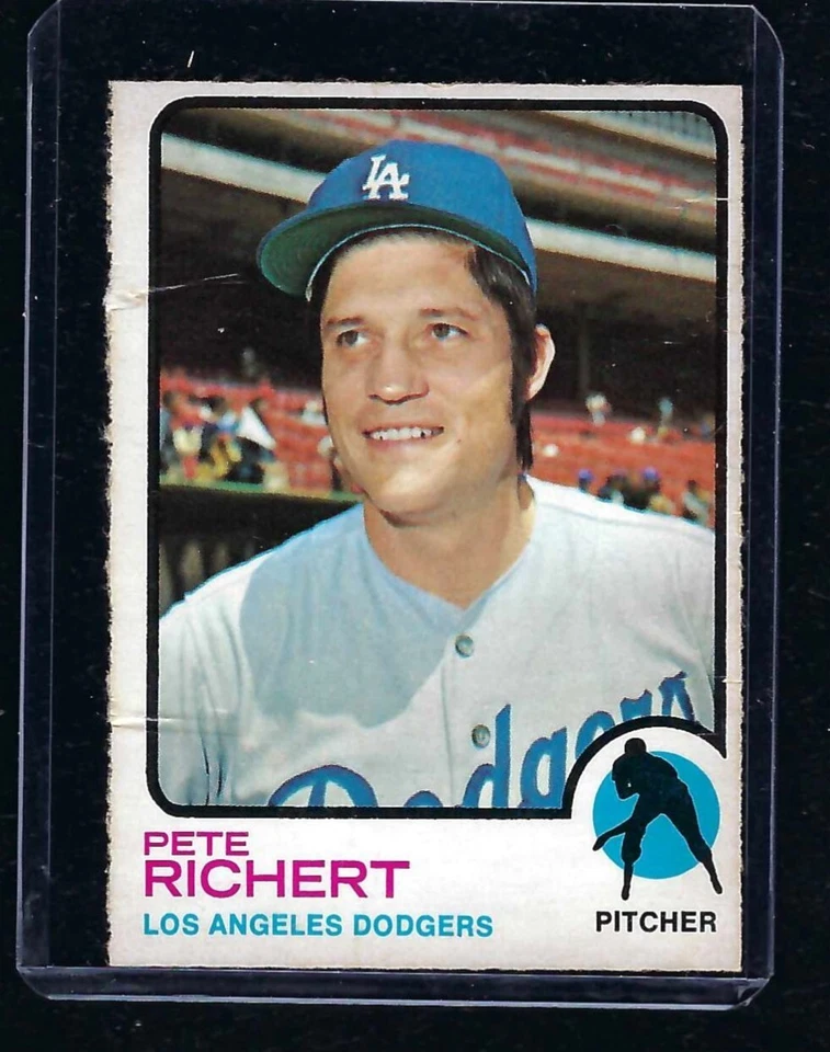 1973 O-Pee-Chee, OPC, #239 Pete Richert, Los Angeles Dodgers, VG! - Image 1 of 2