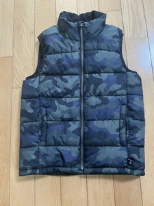 Gap Cold Front Camo Puffer Camouflage Boy's Vest Small 6/7 - Picture 1 of 8