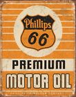 Tin Signs Phillips 66 Premium Oil Reproduced Vintage Embossed Signs - 1996