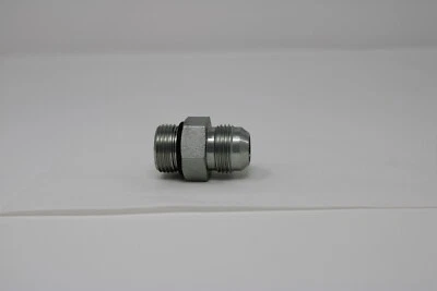 New Steel Male JIC x Male Oring Boss Adapter Multiple Sizes Available 6400-06-06 - Image 1 of 4