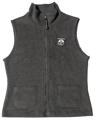 Chaleco polar de colección NAUTICA COMPETITION para mujer grande gris cremallera completa Foto 1 de 4