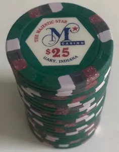(20) $25 MAJESTIC STAR PAULSON CASINO CHIPS - Picture 1 of 1
