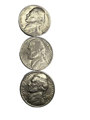 1982 D&P Jefferson Nickel 3Coins DDO In Date DDR Errors And Struck Errors - Image 1 of 4