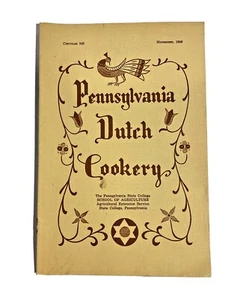 Vintage Cookbook Recipes Pennsylvania Dutch Cookery Circular 348 November 1949 - Picture 1 of 5
