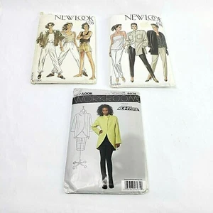 New Look Women Sewing Patterns Lot Of 3 Assorted Sold As Is Cut/Uncut Fashion - Picture 1 of 7