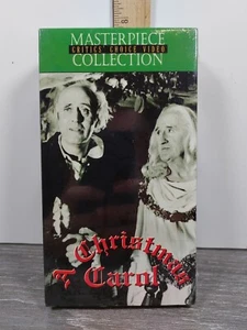 A Christmas Carol (1951) VHS Scrooge Charles Dickens Alastair Sim Color Sealed - Picture 1 of 7