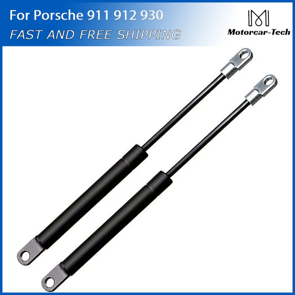 2Pcs Rear Hood Lift Supports Springs Struts For Porsche 911 912 930 With Spoiler Foto 1 de 4