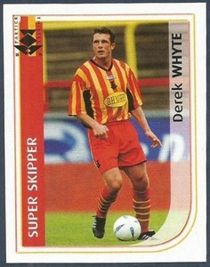 PANINI SCOTTISH PREMIER LEAGUE 2003- #365-PARTICK THISTLE-DEREK WHYTE IN ACTION